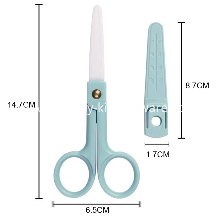 Baby food safety scissors Baby food safety scissors
